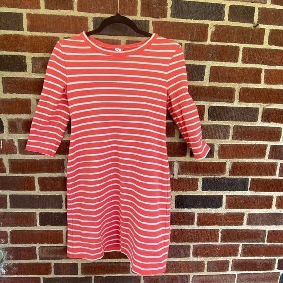 Striped Stretchy Shift Dress - Picture 1 of 4